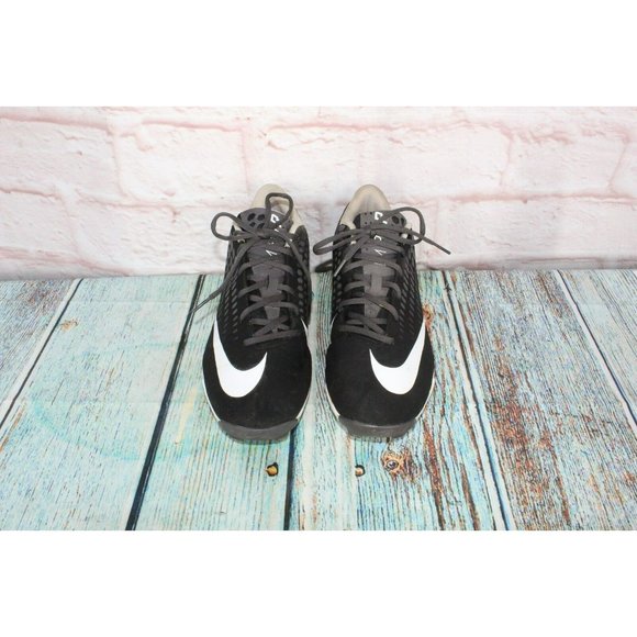 Nike Ultrafly 2  Black Nylon Lace up Soccer Cleats Sneakers Shoes Size 12 - Picture 5 of 9